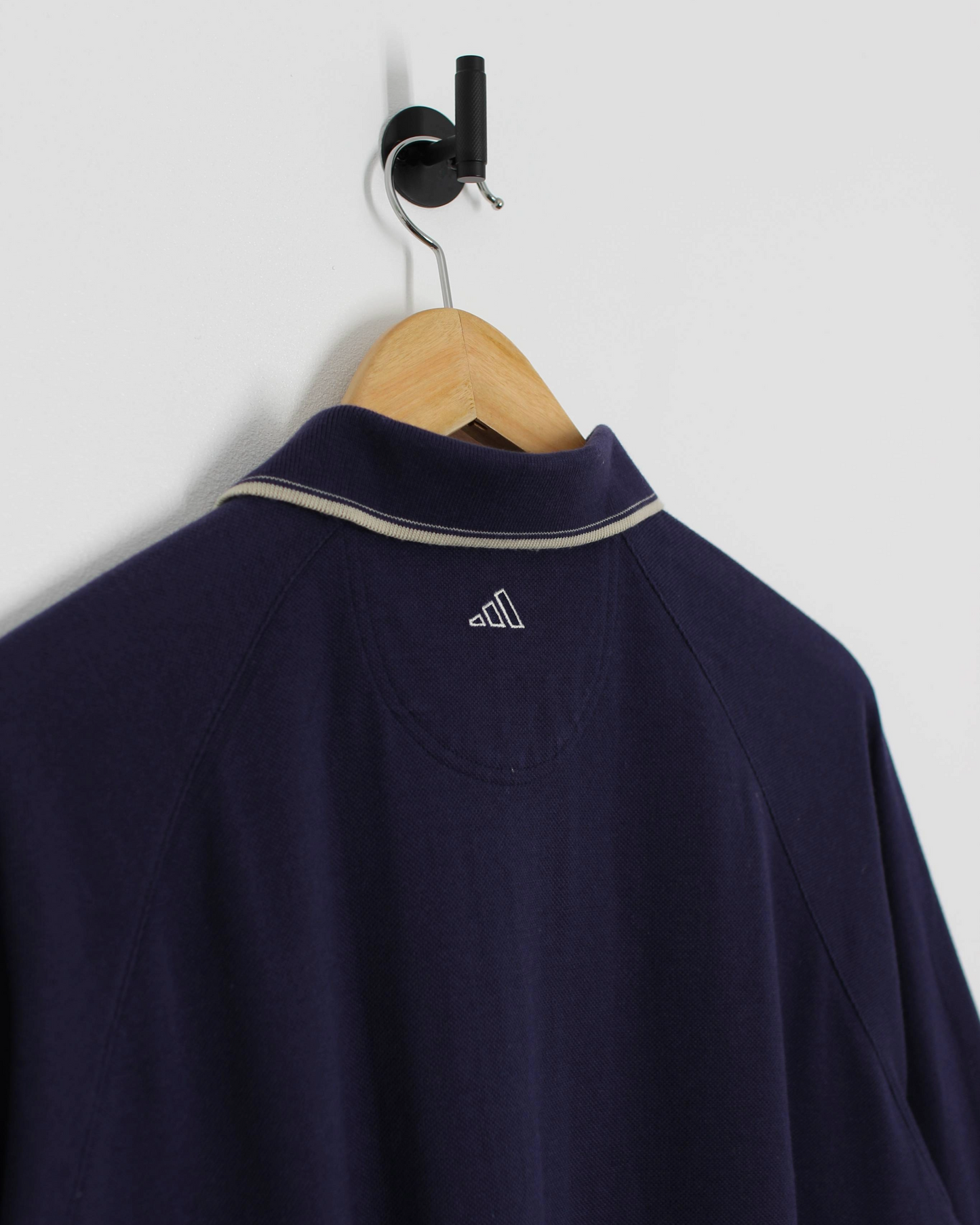 90s Adidas Navy Polo-Shirt (XL)