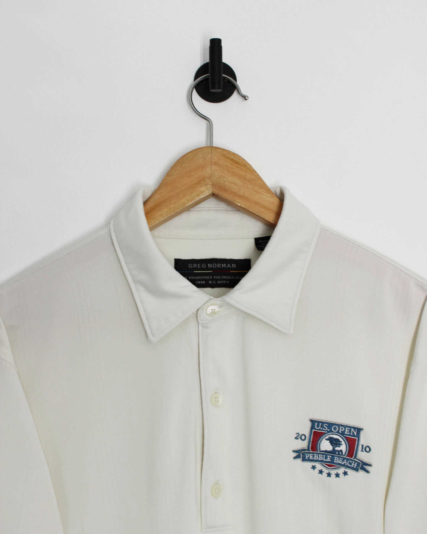 2010 US Open Greg Norman White Polo-Shirt (M)