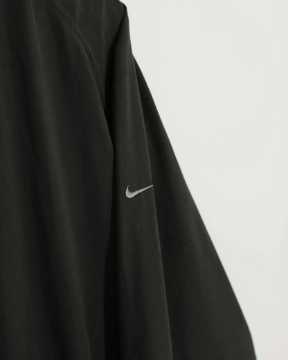 00s Nike Black Buttoned Windbreaker (L)