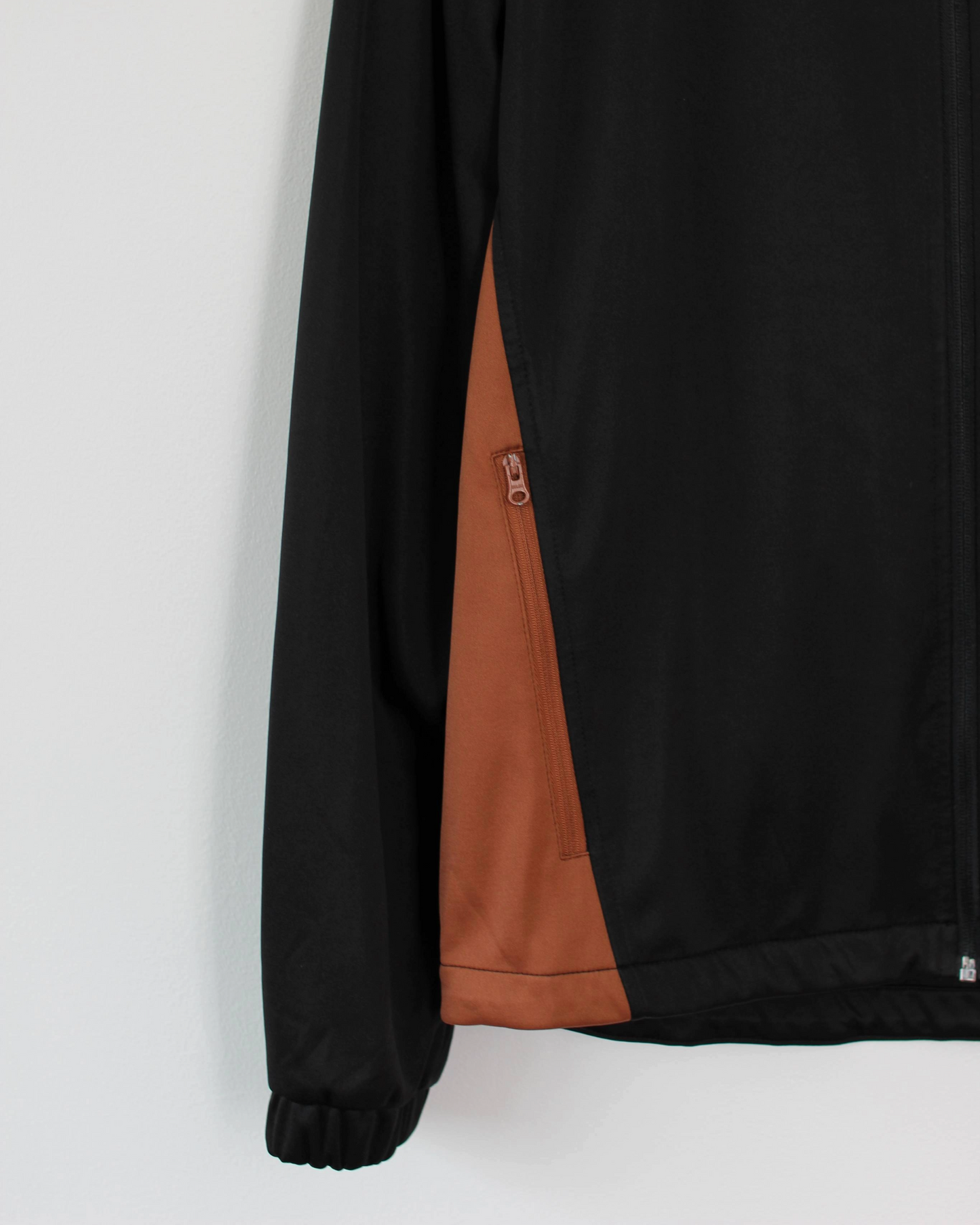 90s Footjoy x Titleist Black/Bronze Full Zip Shell Jacket (L)