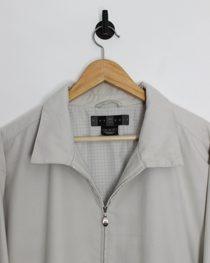 00s Nike Cream Harrington Style Full Zip Jacket (XL)