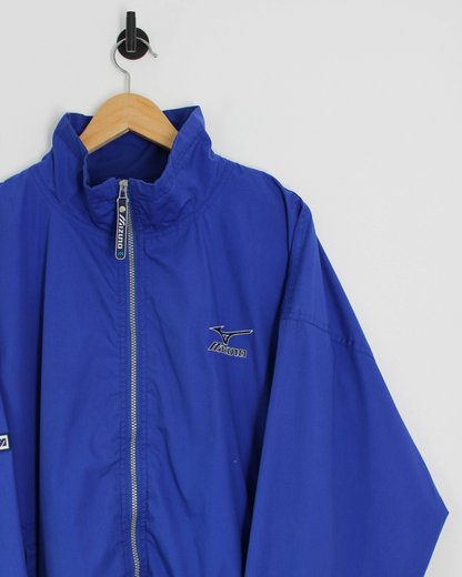 00s Mizuno Blue Full Zip Jacket (XL)