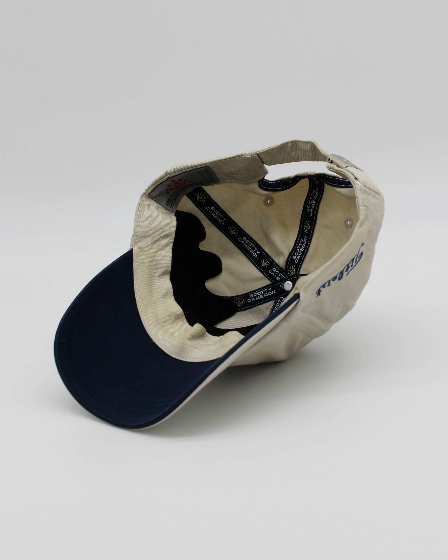 Titleist Scotty Cameron Crown Logo Beige/Navy Cap