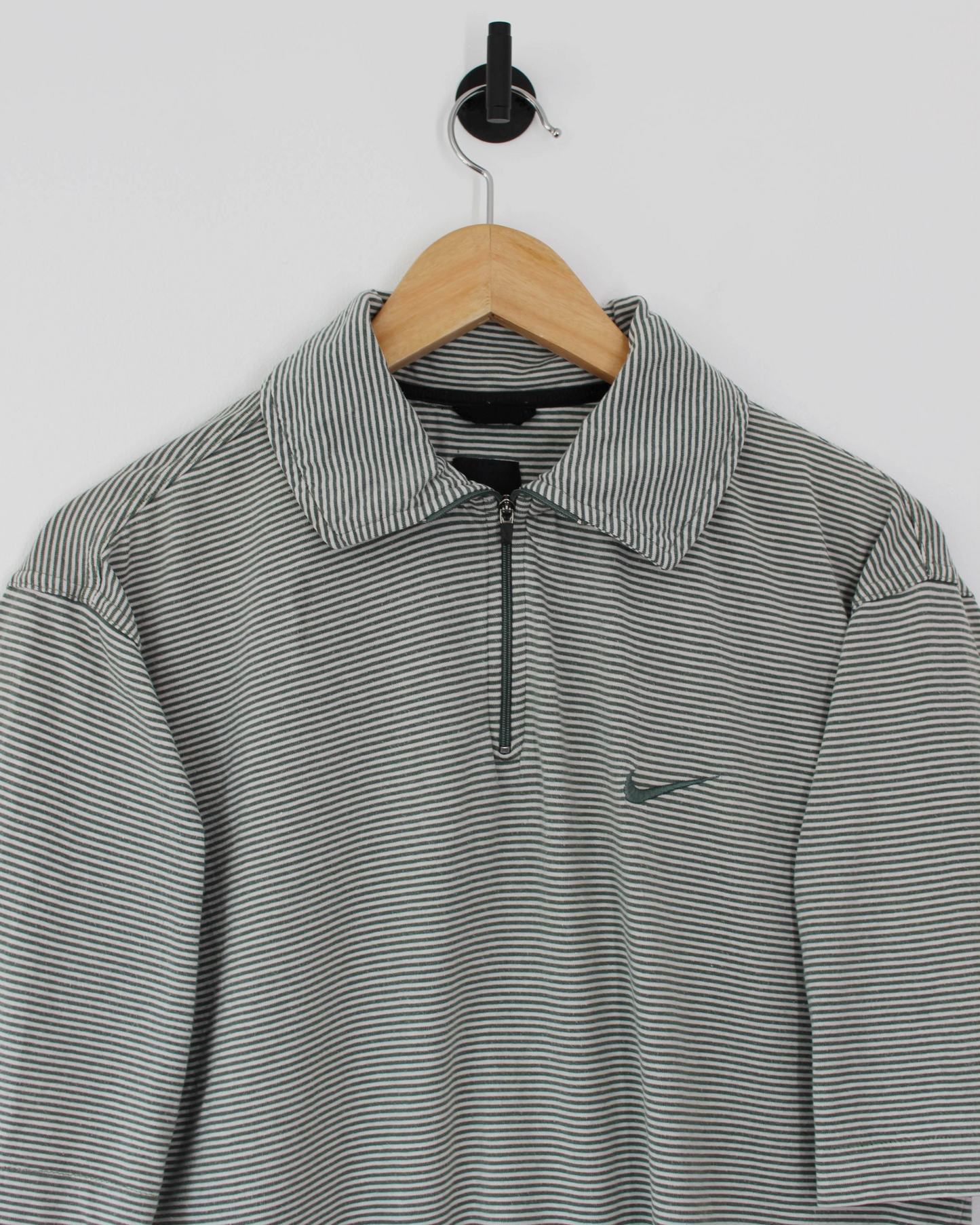 90s Nike Yin Yang Striped Polo-Shirt (XL)