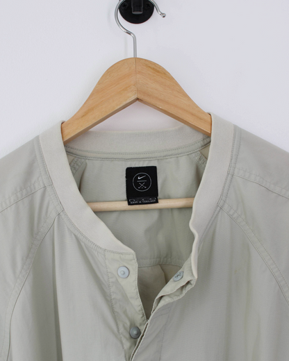90s Nike Cream Buttoned Windbreaker (L)