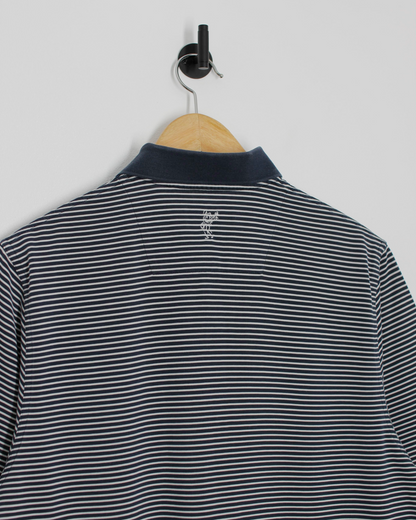 2010 Ryder Cup Ashworth Navy/White Striped Polo-Shirt (M)