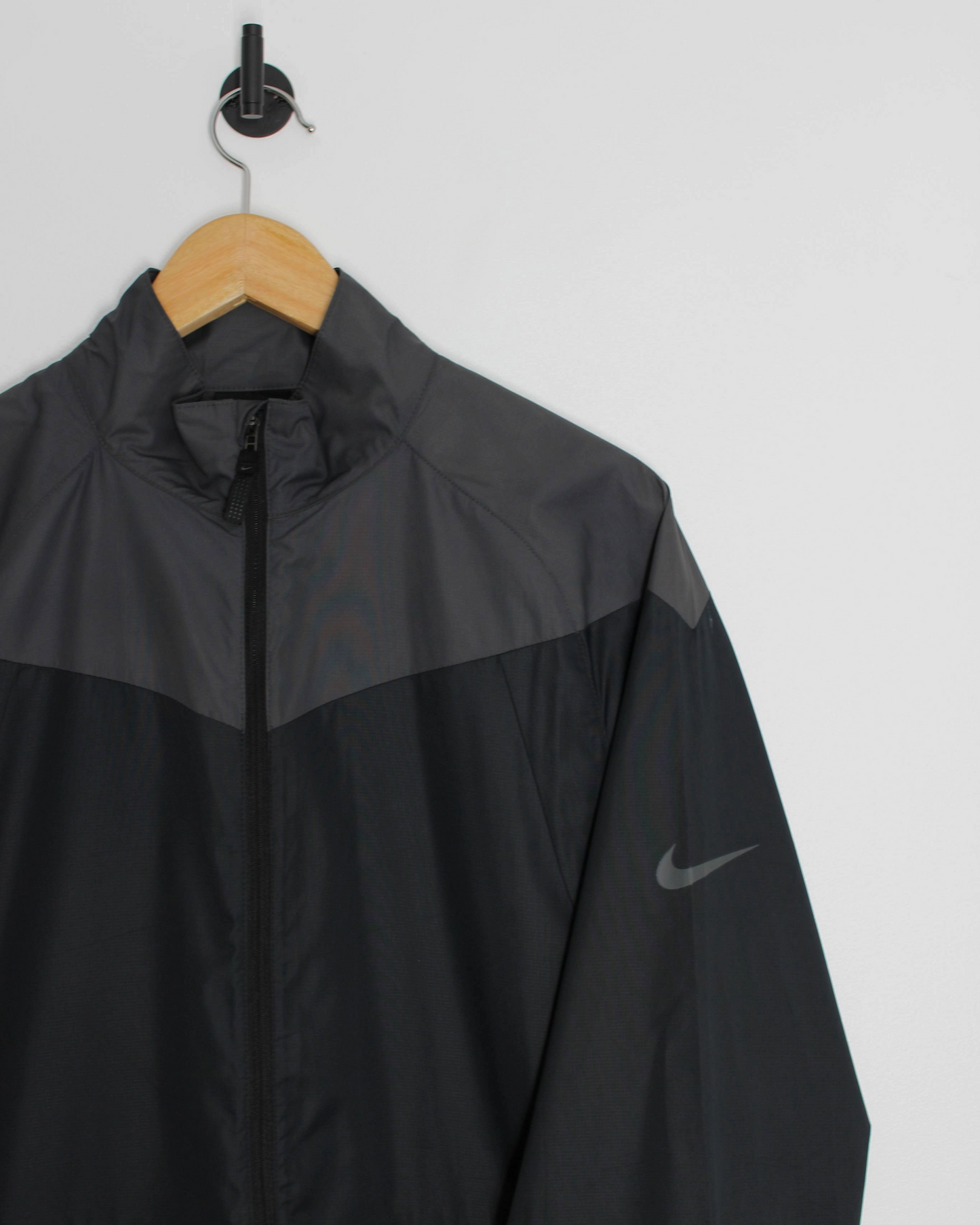 Modern Nike Black/Grey Full Zip Jacket (M)