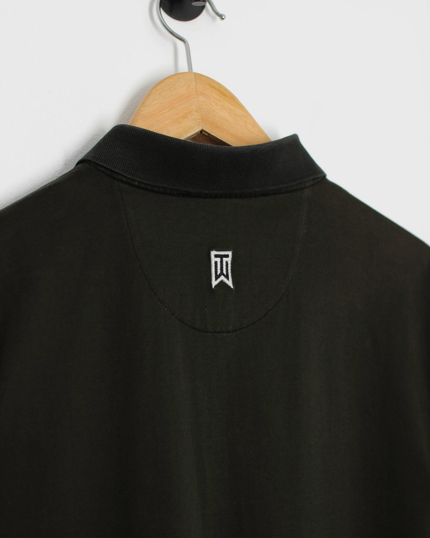 00s Tiger Woods Black Polo-Shirt (S)
