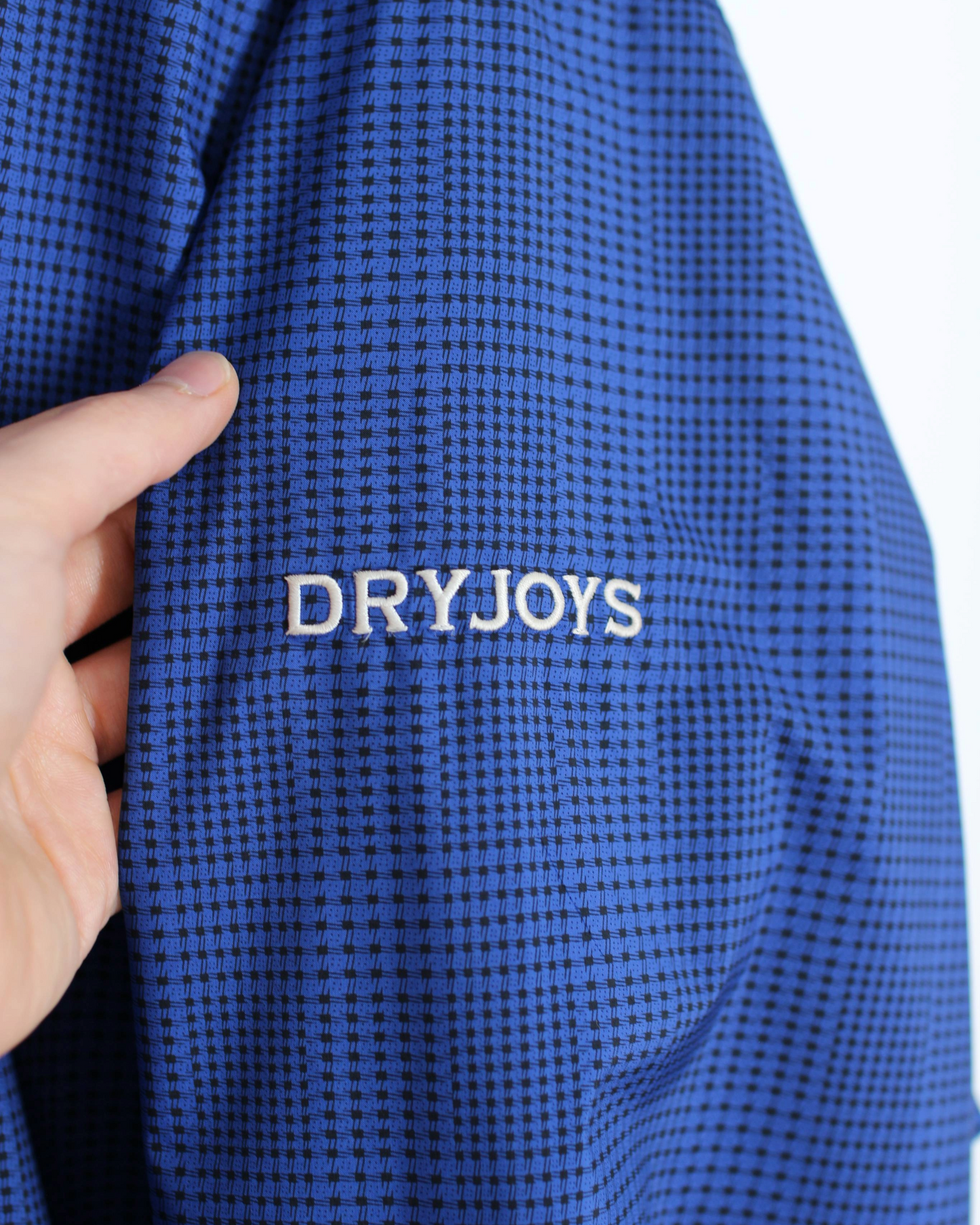 90s Dryjoys by Footjoy Blue Half Zip Jacket (M)