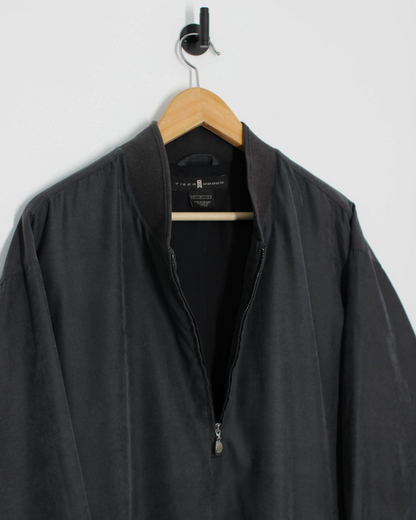 00s Nike Tiger Woods Dark Grey Bomber Jacket (L)