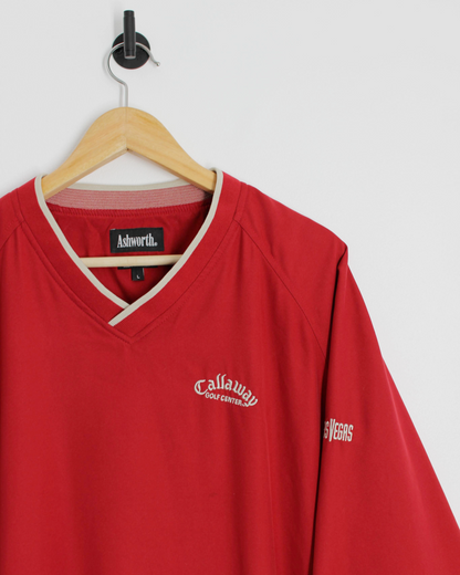 90s Ashworth x Callaway Las Vegas Red Windbreaker (L)