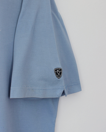 00s Nike Tiger Woods Light Blue Polo-Shirt (XL)
