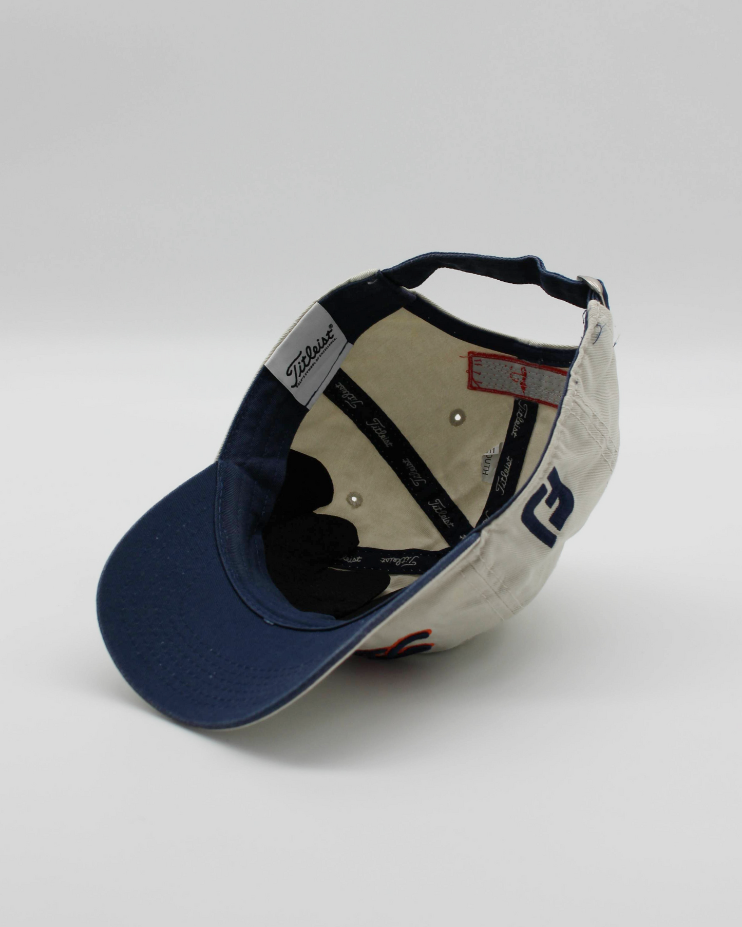 00s Titleist Beige/Navy Spellout Cap