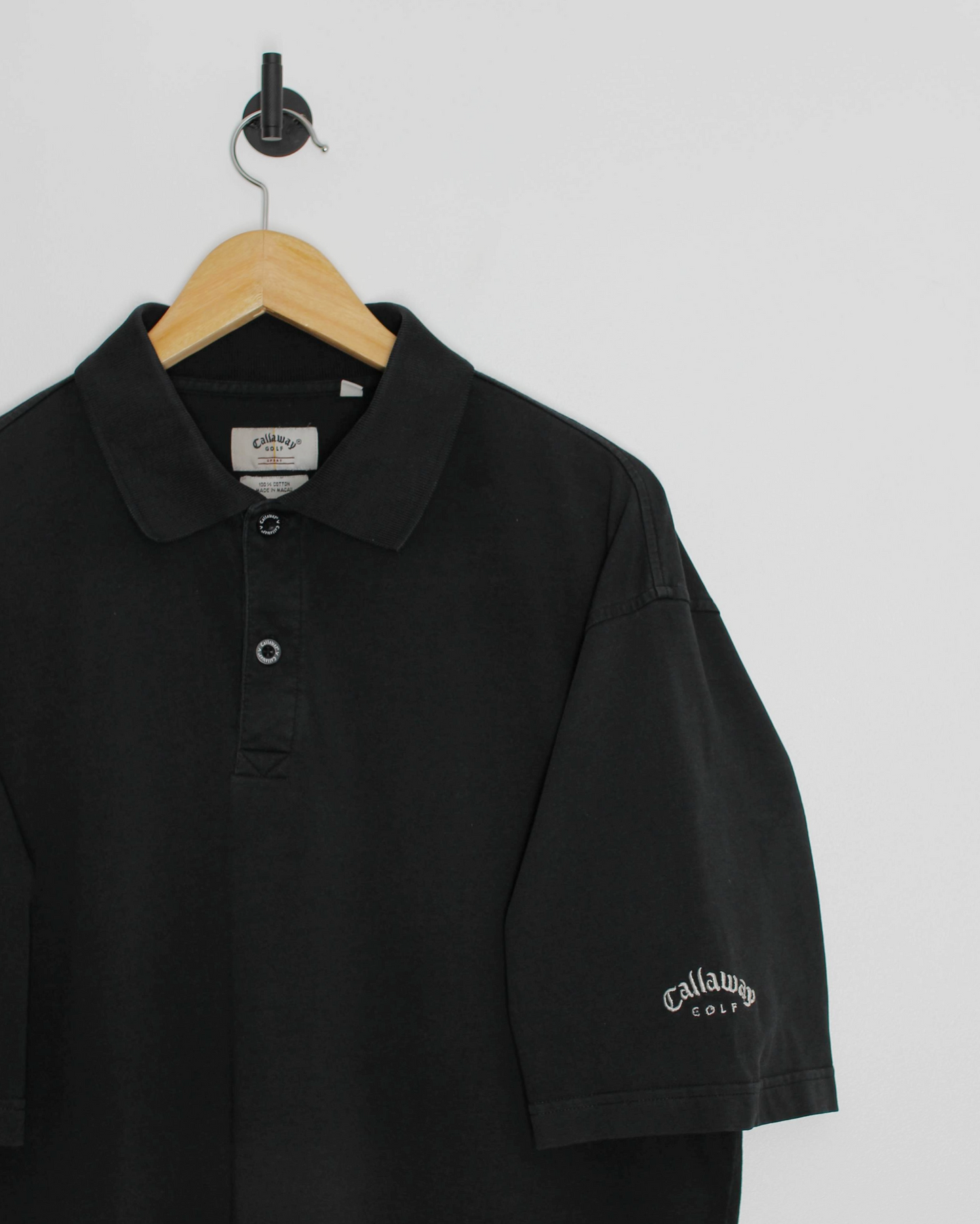 00s Callaway Black Polo-Shirt (XL)
