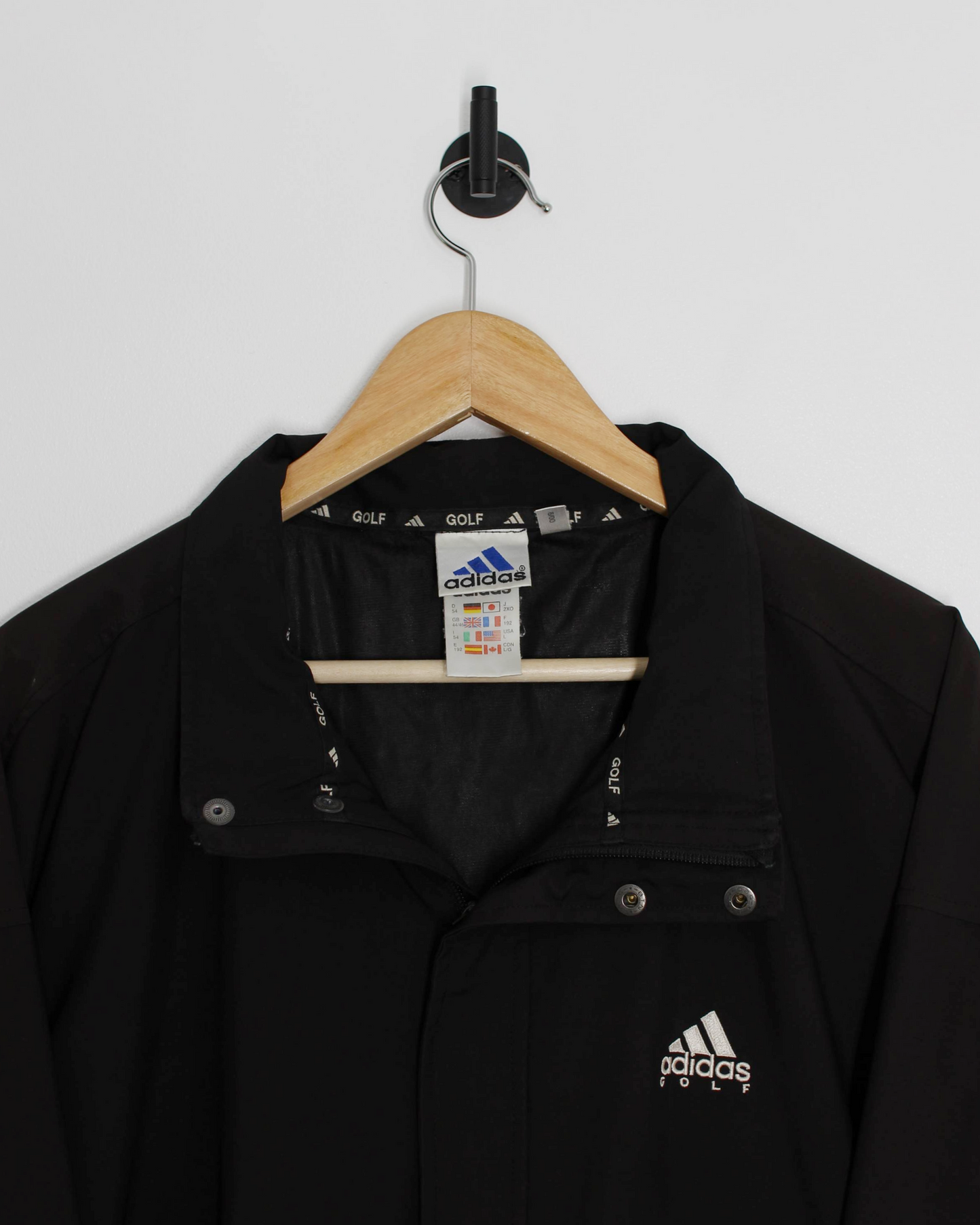 00s Adidas Black Full Zip Jacket (XL)