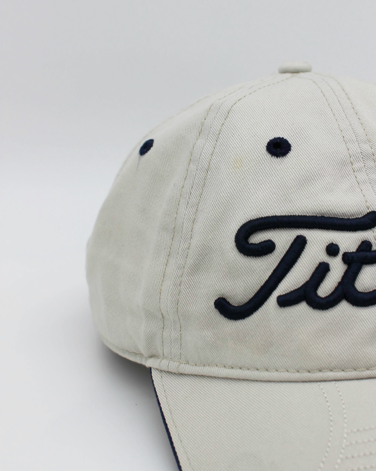 00s Titleist Cream/Navy Cap by New Era
