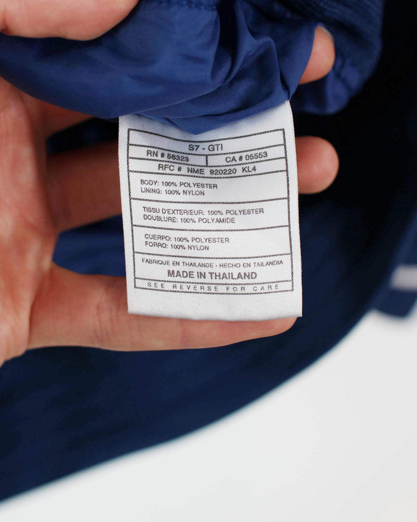 90s Nike Blue V-Neck Windbreaker (L)