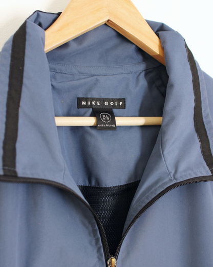 90s Nike Swoosh 18 Blue Full Zip Jacket (XL)