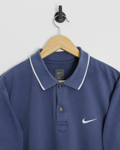 90s Nike Tiger Woods Yin Yang Navy Polo-Shirt (M)