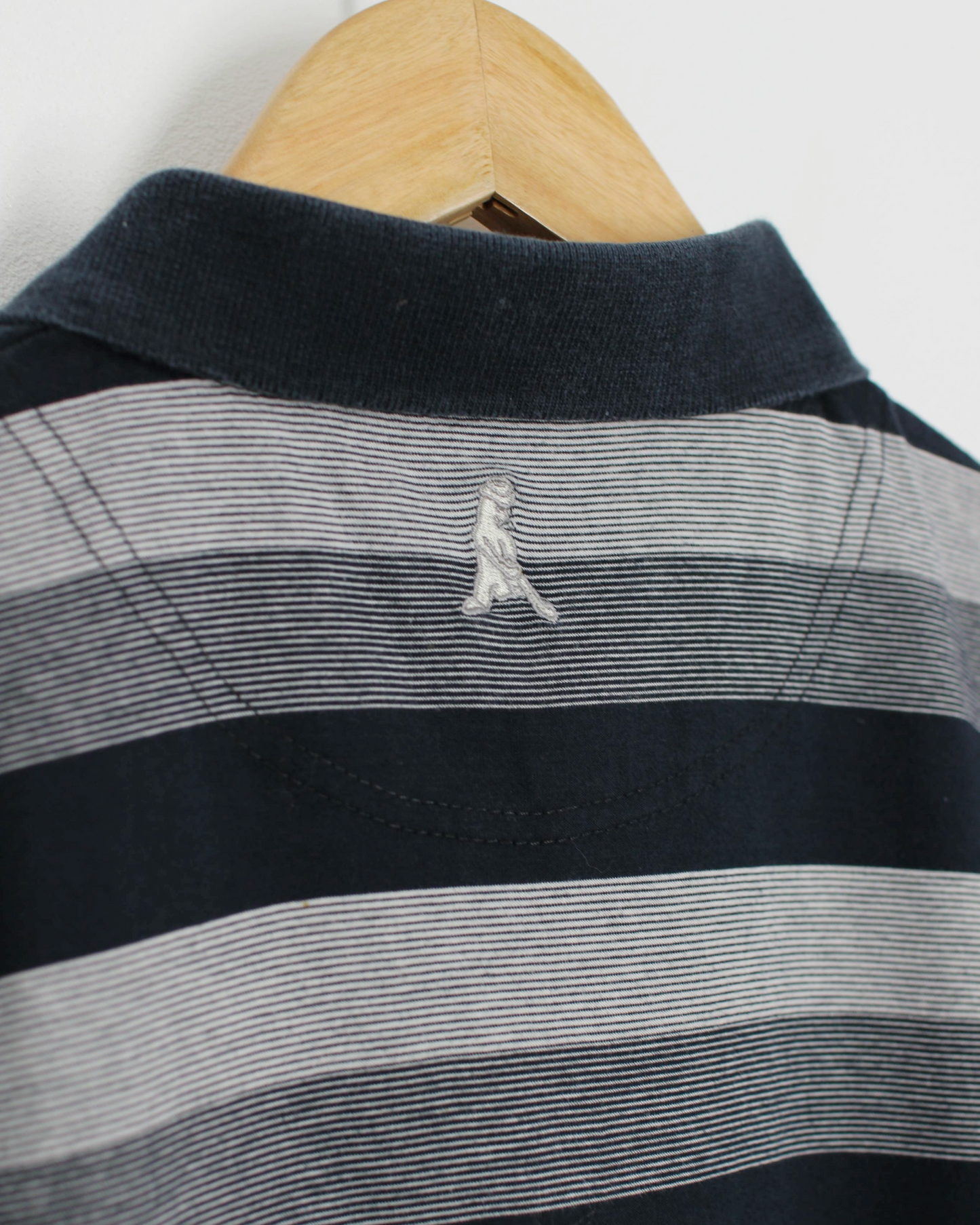 00s Ping Striped Polo-Shirt (M)