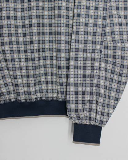 90s Reebok Plaid Crewneck Windbreaker (L)