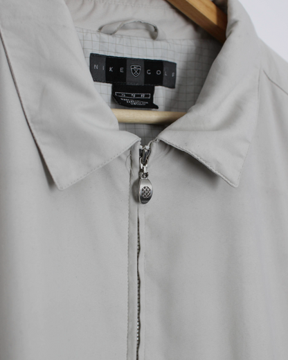 00s Nike Cream Harrington Style Full Zip Jacket (XL)