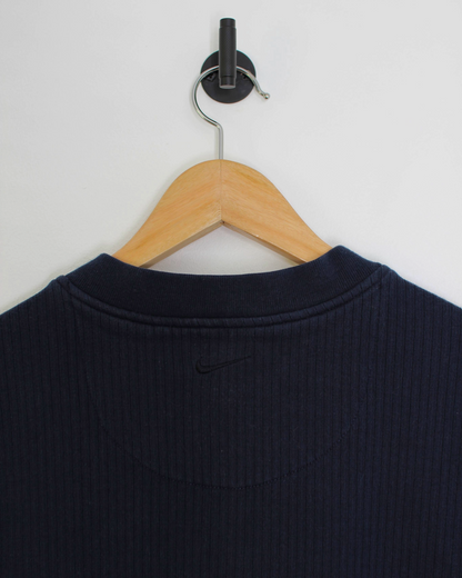 00s Nike Navy Ribbed Golf Vest (XL)