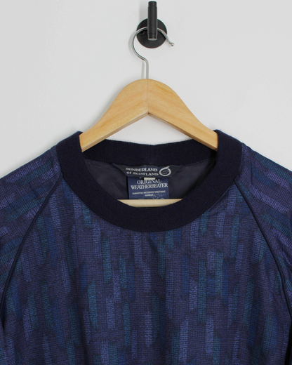 90s Sunderland of Scotland Abstract Windbreaker (M)
