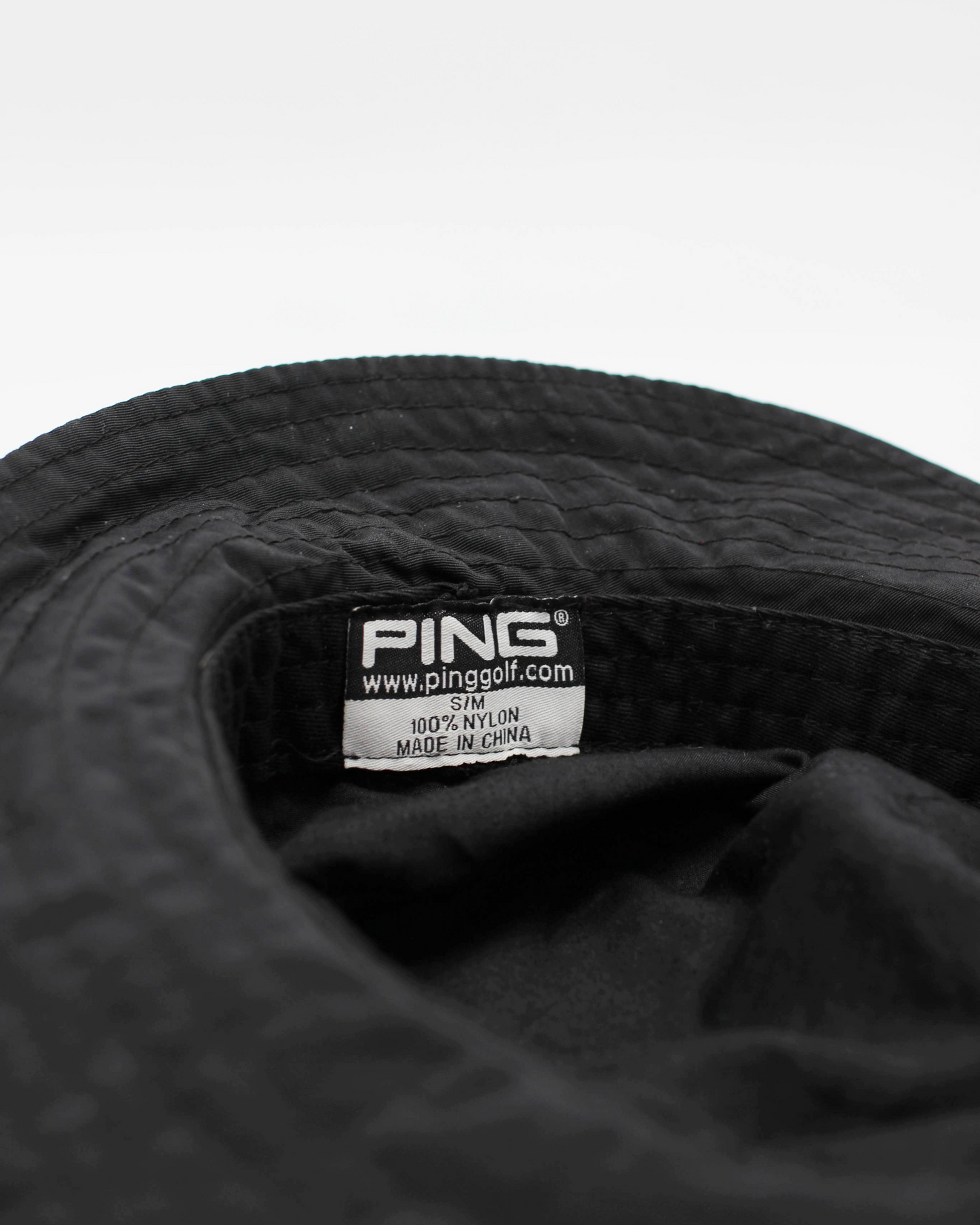 00s Ping Black Bucket Hat (S/M)