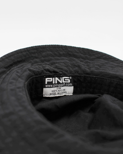 00s Ping Black Bucket Hat (S/M)