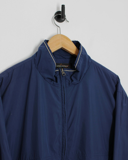 00s Greg Norman Blue Full Zip Jacket (L)