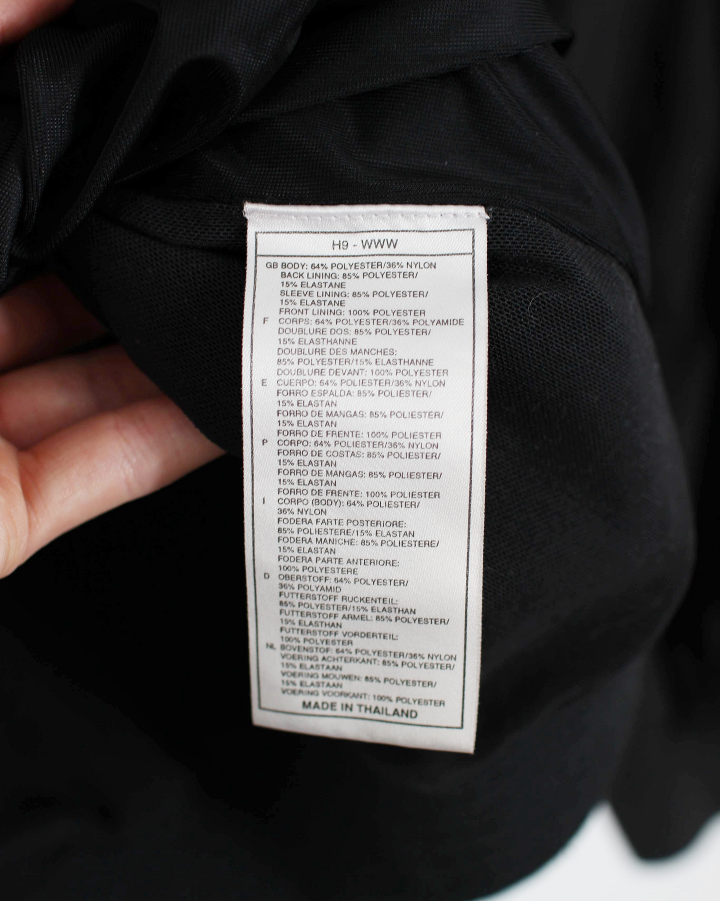 90s Nike Tiger Woods Yin Yang Black Crewneck Windbreaker (L)