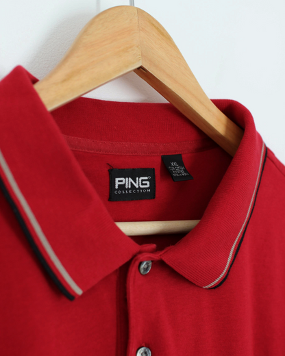 00s Ping Red Polo-Shirt (XXL)