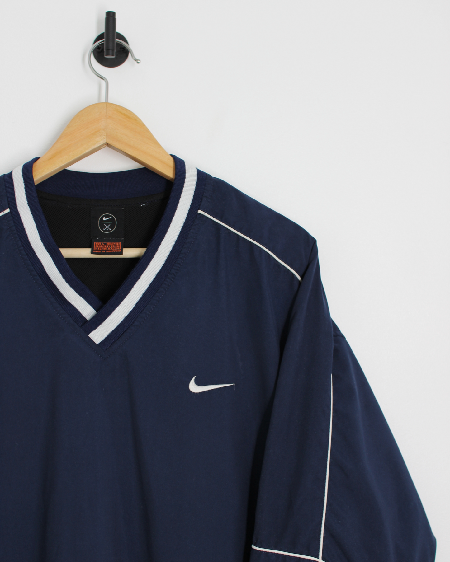 90s Nike Navy/White Windbreaker (L)