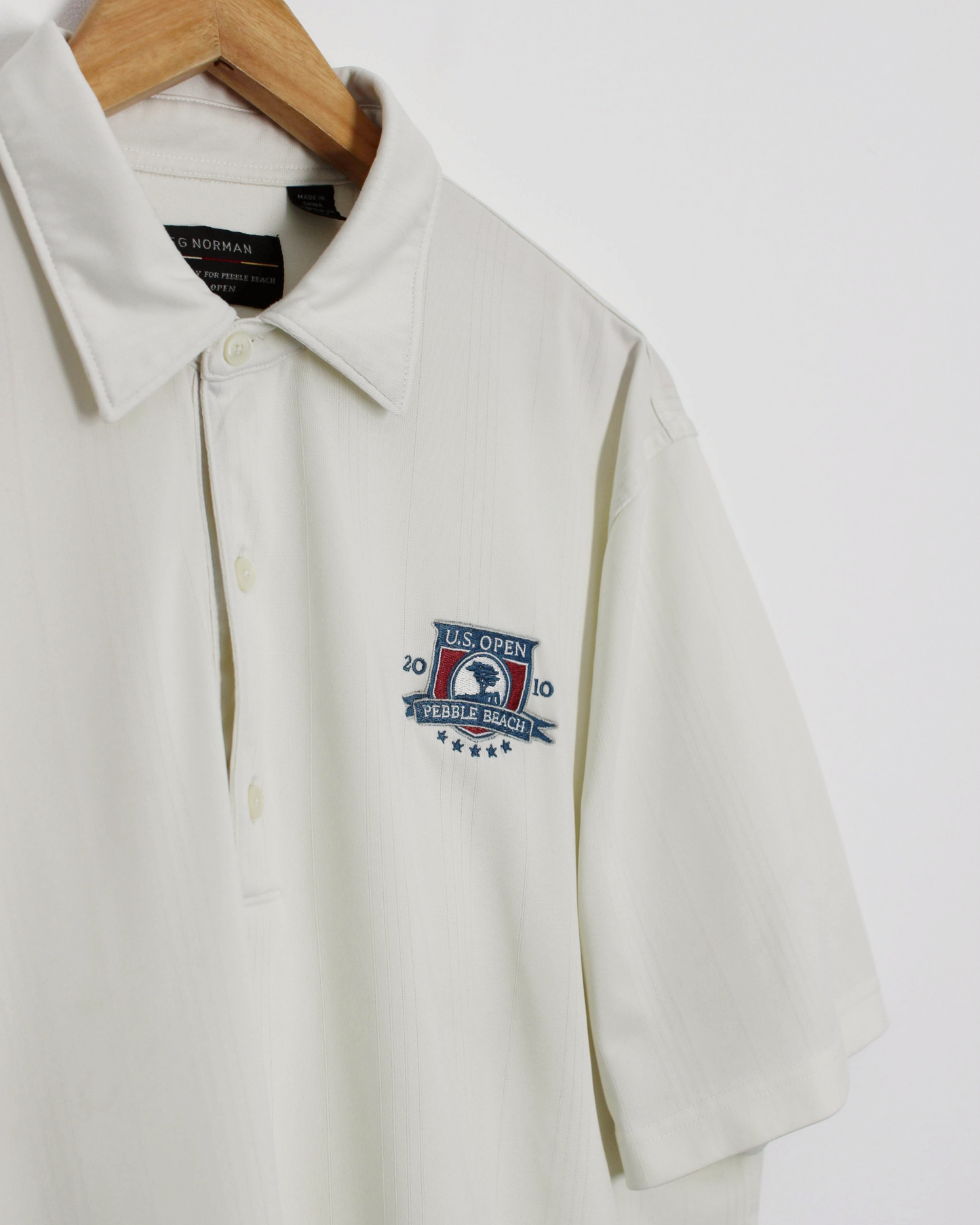 2010 US Open Greg Norman White Polo-Shirt (M)