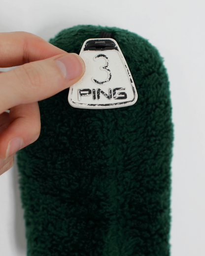 90s Ping Fuzzy Green #3 Headcover (Fairway Wood)