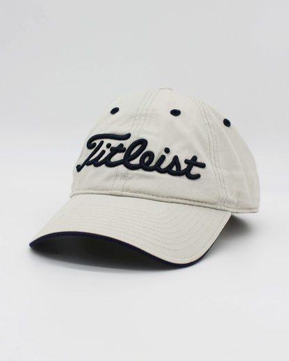 00s Titleist Cream/Navy Cap by New Era