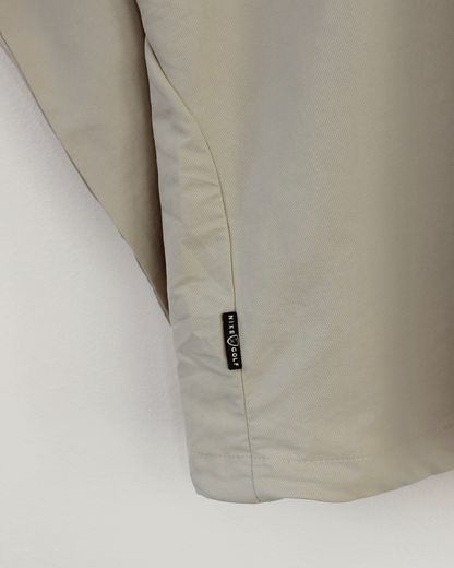 00s Nike Cream Quarter Zip Light Jacket (XL)