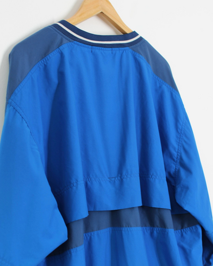 90s Nike Blue V-Neck Windbreaker (L)