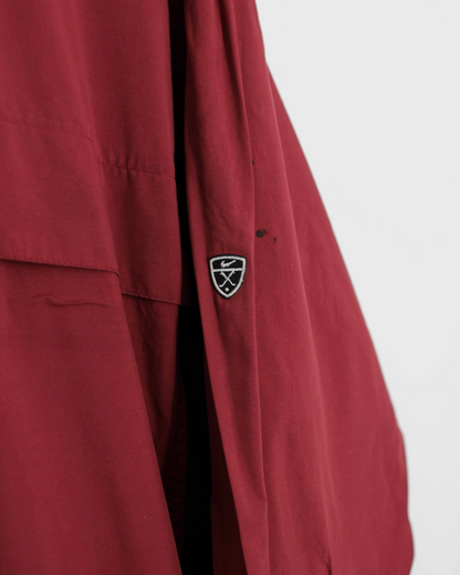 00s Nike Shield Logo Storm-Fit Red/Black Quarter Zip Jacket (XL)