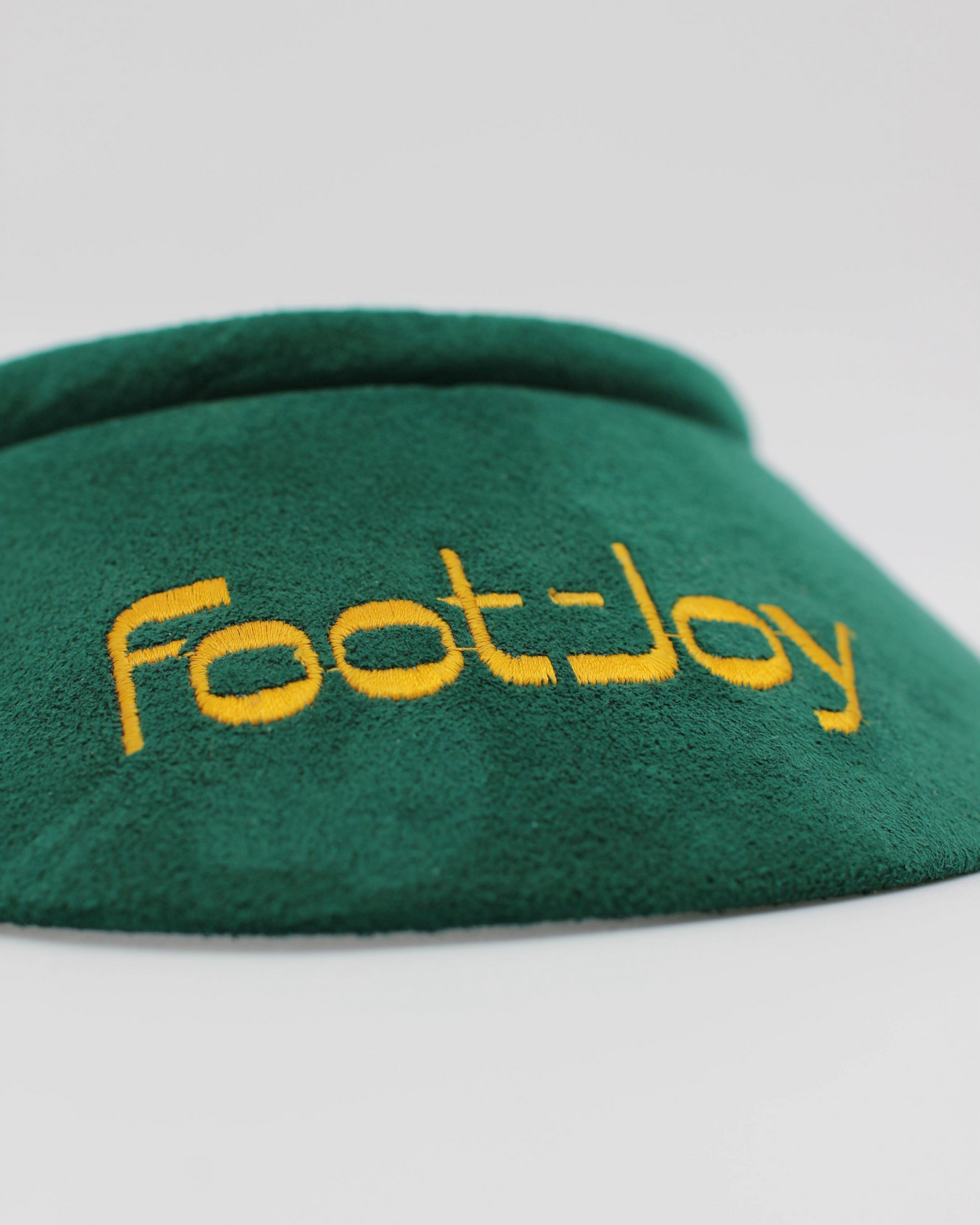 90s Footjoy Suede Green Visor by Texace