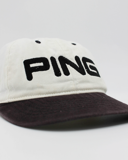 90s Ping White/Black Cap