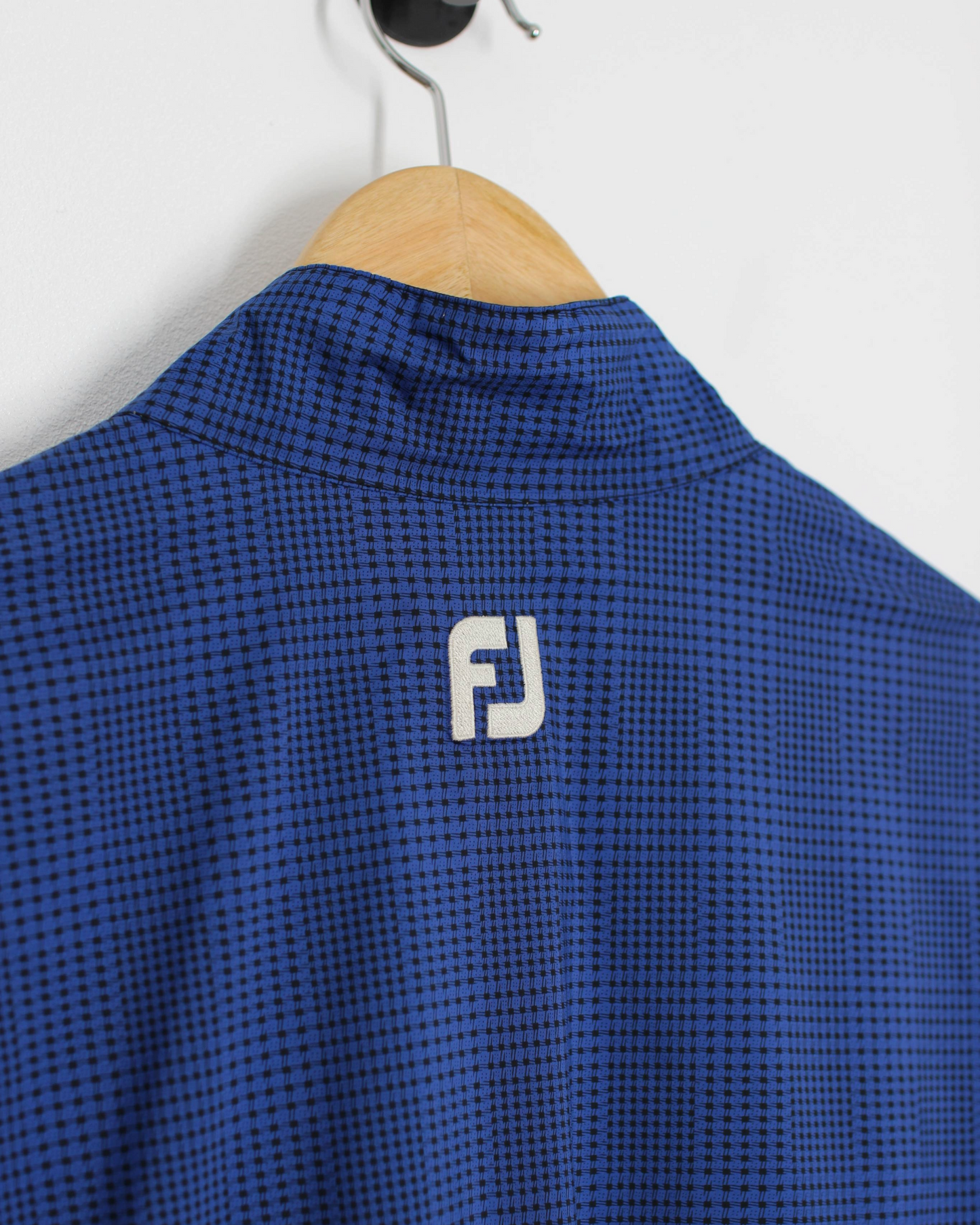 90s Dryjoys by Footjoy Blue Half Zip Jacket (M)