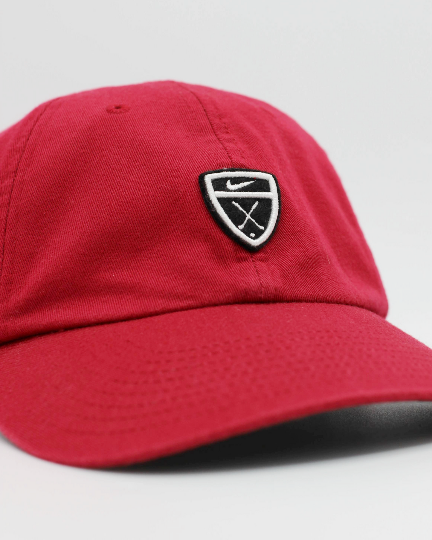 00s Red Nike Shield Logo Cap