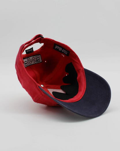 90s Ping ‘Mr Ping’ Red/Black Cap