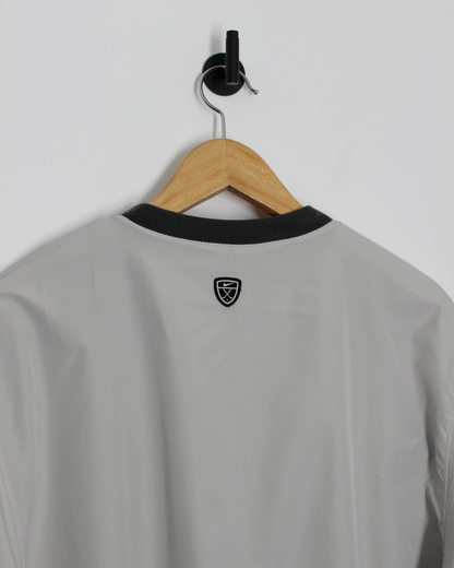 00s Nike Reversible Grey/Cream Pullover (S)