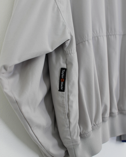90s TaylorMade Grey/Blue Quarter Zip Jacket (L)