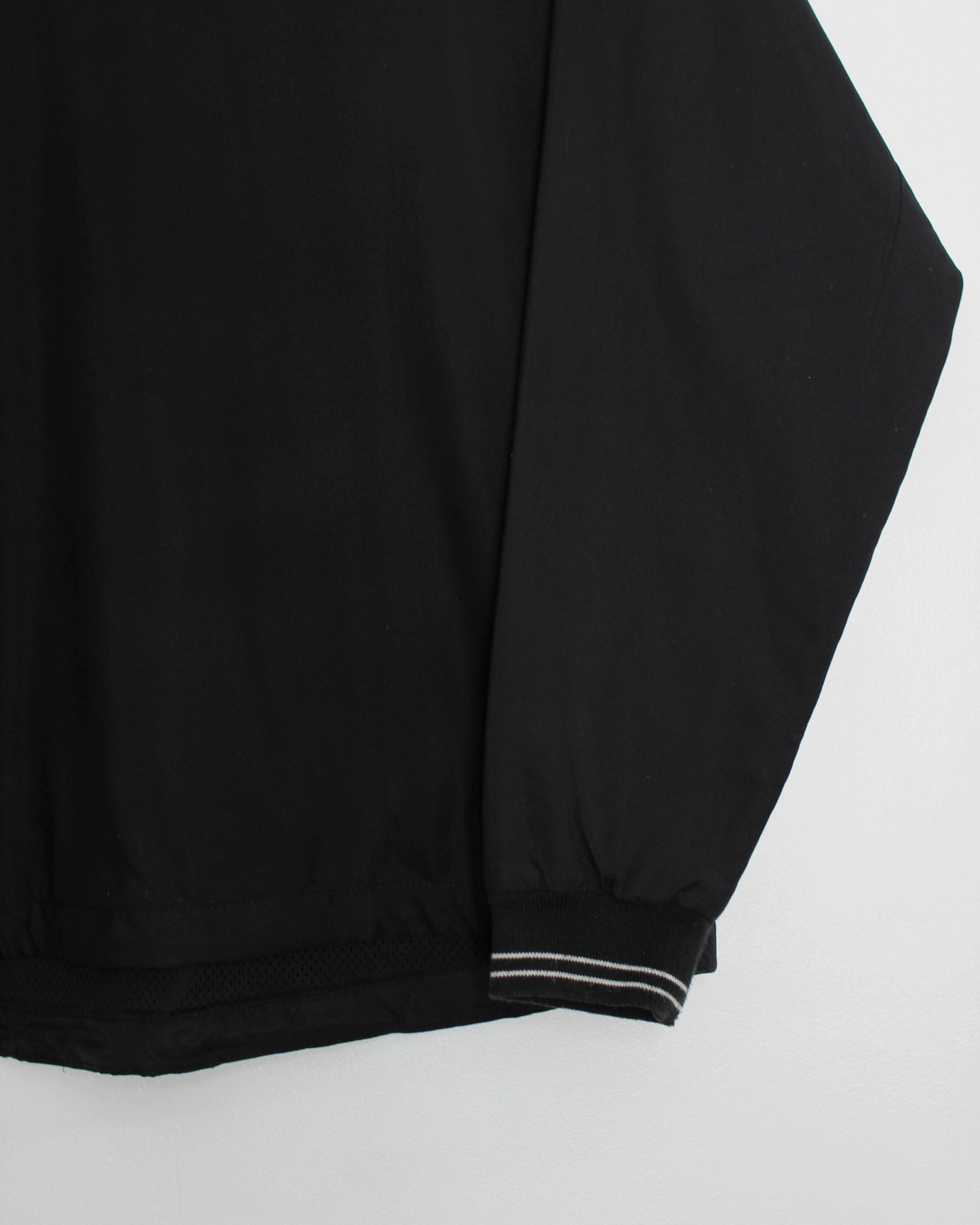 00s Nike Black V-Neck Windbreaker (S)