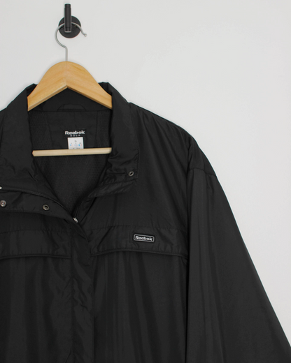00s Reebok Black Full Zip Jacket (XL)