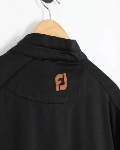 90s Footjoy x Titleist Black/Bronze Full Zip Shell Jacket (L)